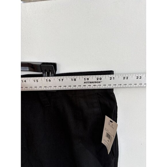 Volcom Mens Black Stretch Chino Shorts Size 40 Cotton/Polyester Blend - Picture 4 of 6